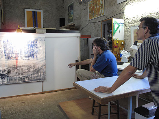 Curso Intensivo de El Lledoner Serigrafia en Viladamat - Girona